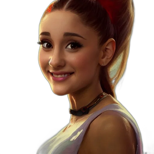 face, hair, crown, photorealistic transparent PNG cut-out