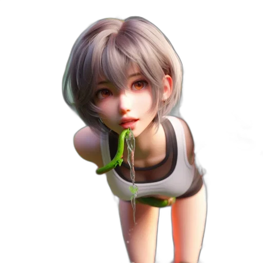 staff, flower, weapon, robot transparent PNG cut-out