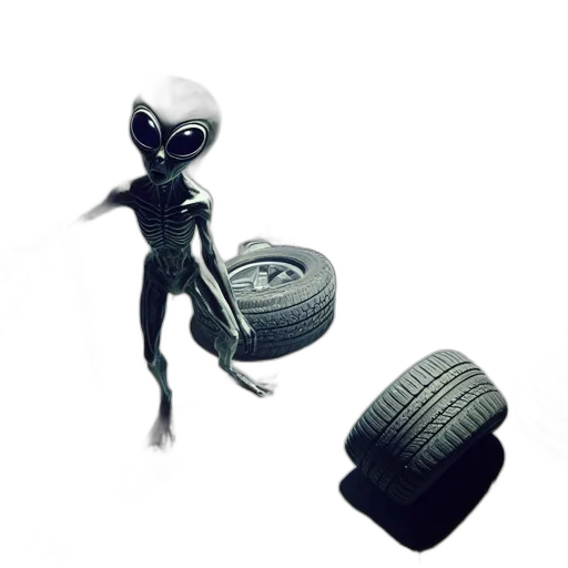 car, robot, creature, animal transparent PNG cut-out