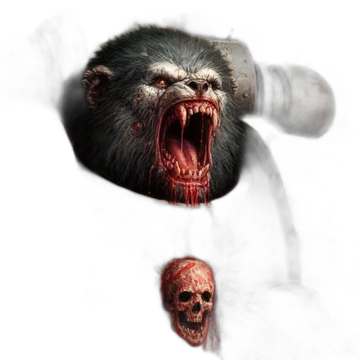 creature, mask, animal, concept art transparent PNG cut-out