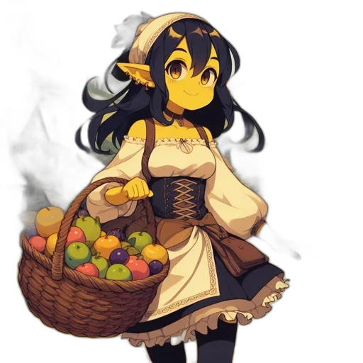 food, staff, dress, fantasy art transparent PNG cut-out