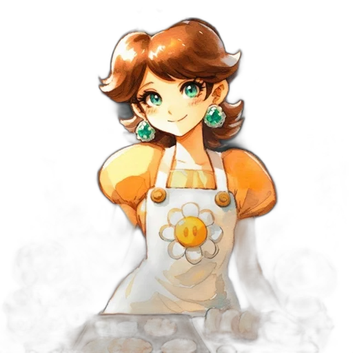 staff, dress, food, watercolor transparent PNG cut-out