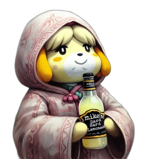bottle, food, jacket, animal transparent PNG cut-out