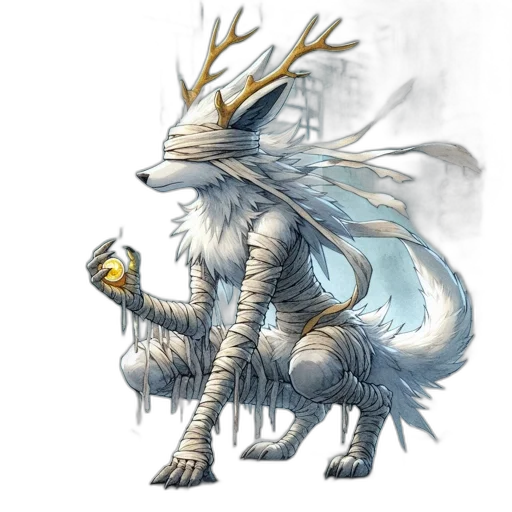 dragon, creature, staff, animal transparent PNG cut-out