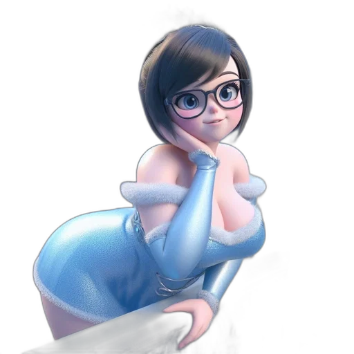 dress, robot, staff, face transparent PNG cut-out