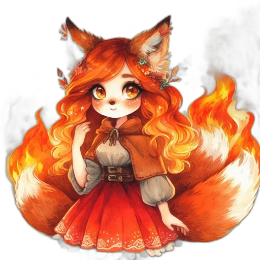 staff, dress, dragon, mask transparent PNG cut-out