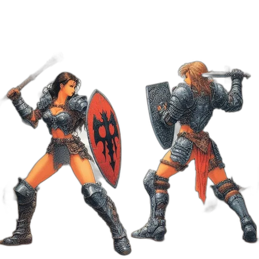 concept art, fantasy art, 3d render, comic book art transparent PNG cut-out