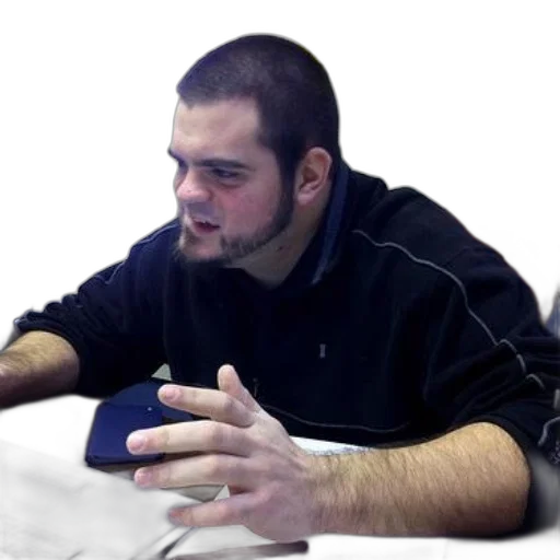 staff, face, creature, jacket transparent PNG cut-out