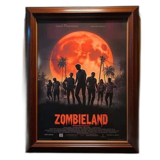 concept art, zombieland, movie, poster transparent PNG cut-out
