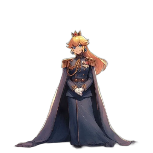 crown, staff, sword, dress transparent PNG cut-out