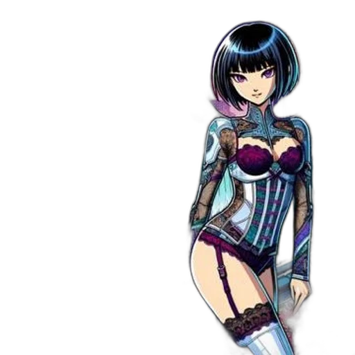 dress, robot, concept art, anime transparent PNG cut-out