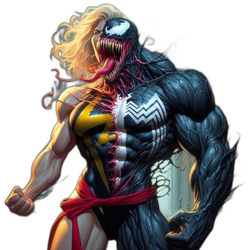creature, comic book art, concept art, muscular transparent PNG cut-out