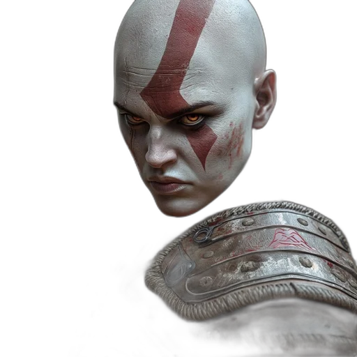 mask, face, sword, concept art transparent PNG cut-out