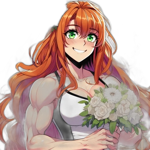 flower, weapon, dress, anime transparent PNG cut-out