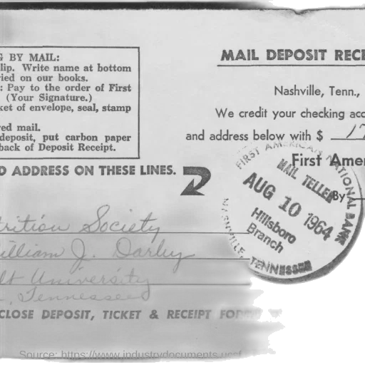 mail, deposit, receipt, first transparent PNG cut-out