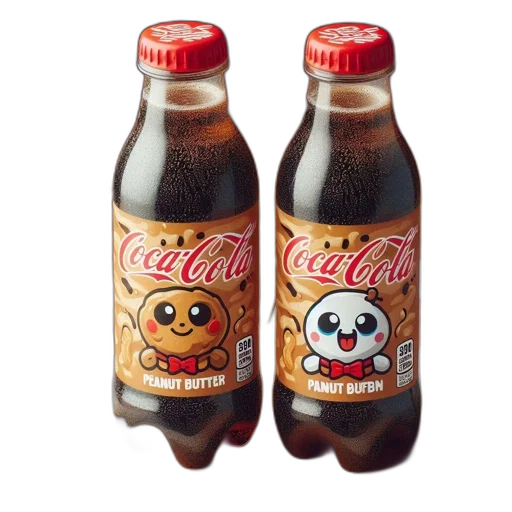 bottle, food, 3d render, photorealistic transparent PNG cut-out