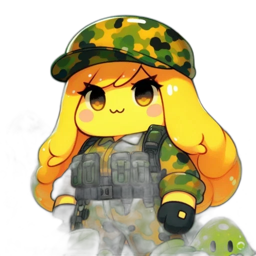 weapon, hat, animal, staff transparent PNG cut-out
