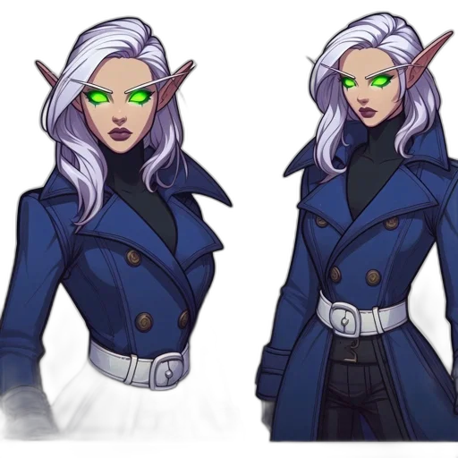 jacket, concept art, fantasy art, comic book art transparent PNG cut-out