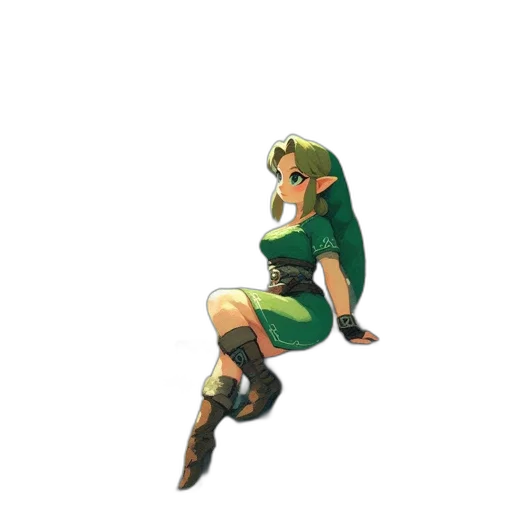 dress, staff, weapon, mask transparent PNG cut-out