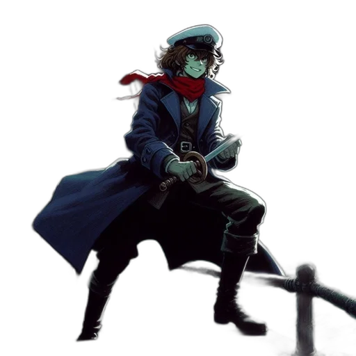 staff, mask, sword, jacket transparent PNG cut-out