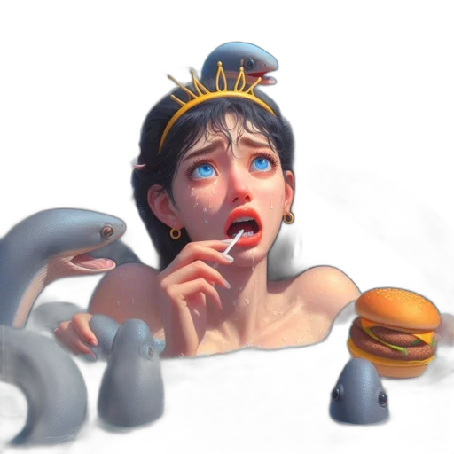 creature, food, jewelry, crown transparent PNG cut-out