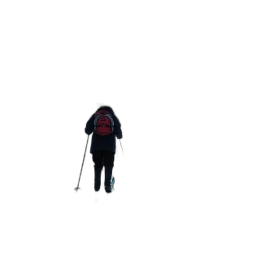 jacket, staff, umbrella, robot transparent PNG cut-out