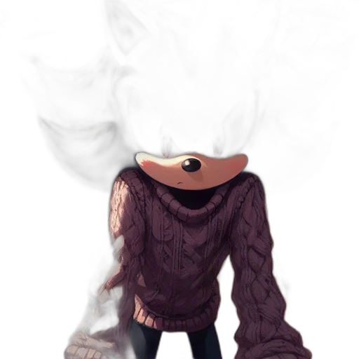 creature, mask, jacket, animal transparent PNG cut-out