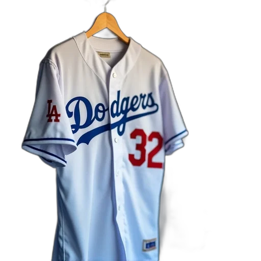 jacket, dodgers, jersey, hangs transparent PNG cut-out