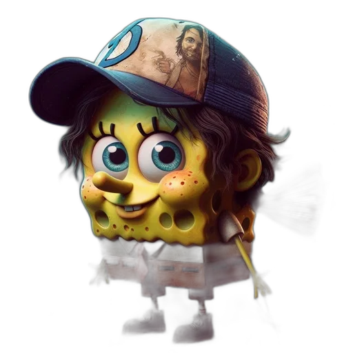 creature, hat, face, animal transparent PNG cut-out