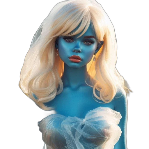 mask, face, dress, hair transparent PNG cut-out