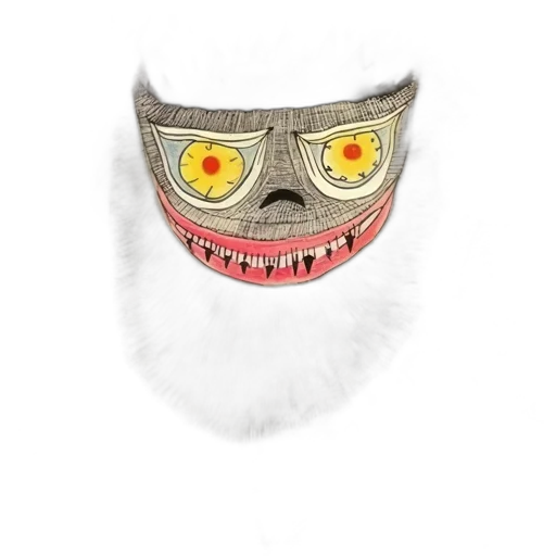 mask, face, creature, hat transparent PNG cut-out