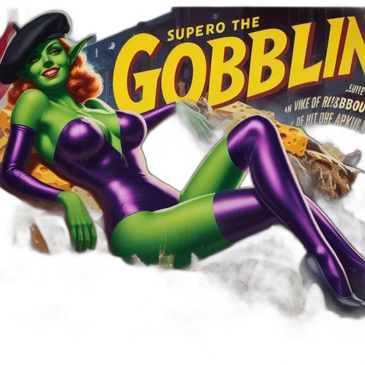 food, comic book art, concept art, green-skinned transparent PNG cut-out