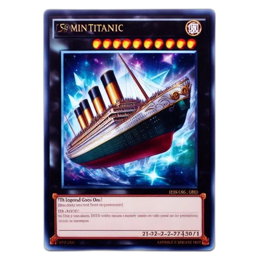 fantasy art, illustrated, mintitanic, card transparent PNG cut-out