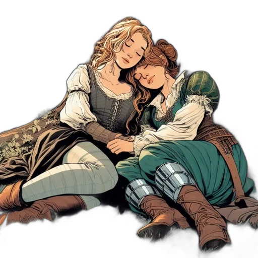 fantasy art, comic book art, pixel art, concept art transparent PNG cut-out