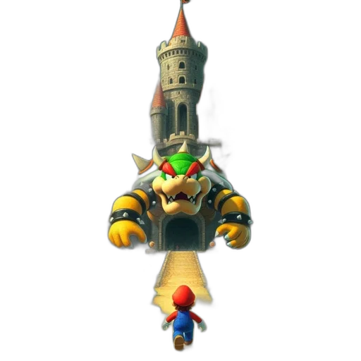 weapon, crown, staff, robot transparent PNG cut-out