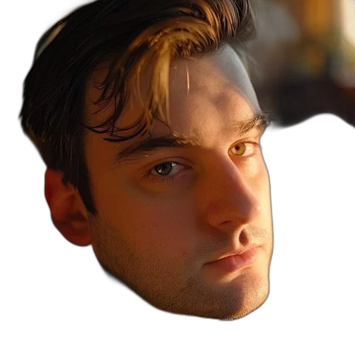 face, mask, hair, crown transparent PNG cut-out