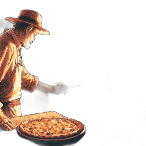 food, concept art, photorealistic, comic book art transparent PNG cut-out