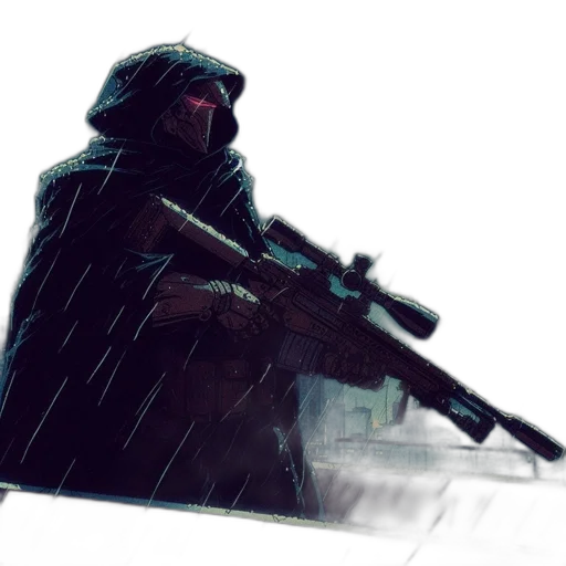 weapon, jacket, sword, umbrella transparent PNG cut-out