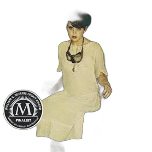 dress, jewelry, hat, staff transparent PNG cut-out