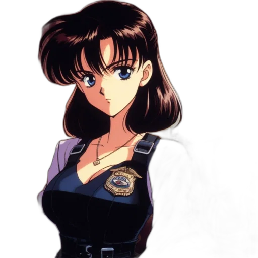 jacket, dress, weapon, face transparent PNG cut-out