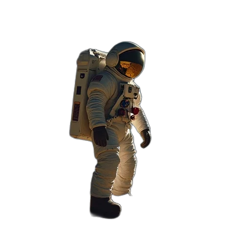 robot, jacket, mask, staff transparent PNG cut-out
