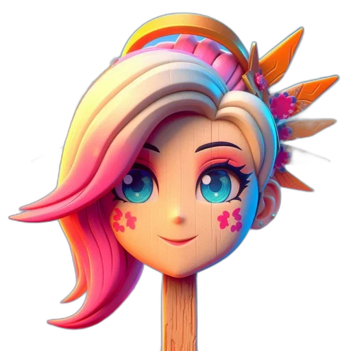 staff, hat, weapon, face transparent PNG cut-out
