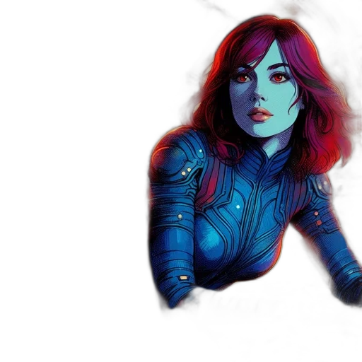 comic book art, concept art, fantasy art, pixel art transparent PNG cut-out