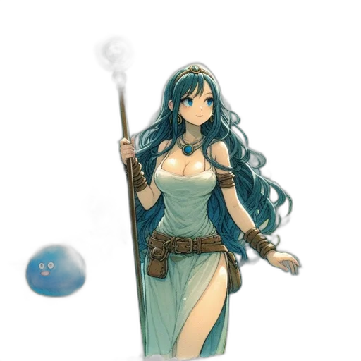 staff, sword, weapon, dress transparent PNG cut-out