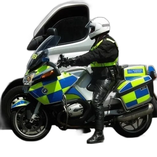 police, officer, motorcycle, front transparent PNG cut-out