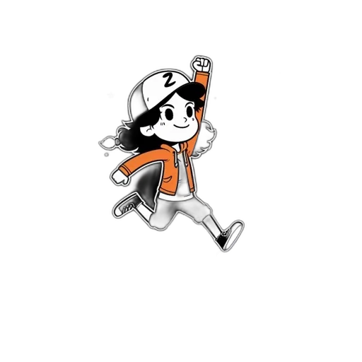 staff, hat, creature, cartoon transparent PNG cut-out