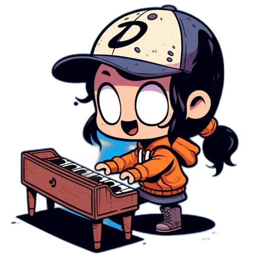 hat, cartoon, pixel art, concept art transparent PNG cut-out
