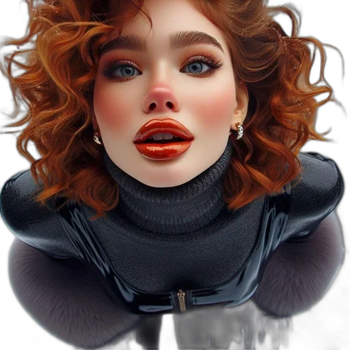 face, dress, jewelry, hair transparent PNG cut-out