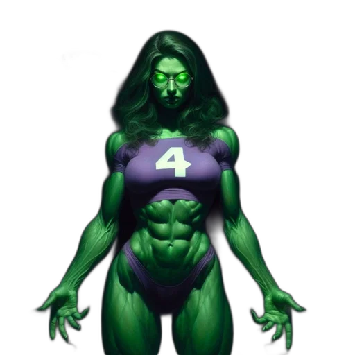 creature, comic book art, concept art, 3d render transparent PNG cut-out