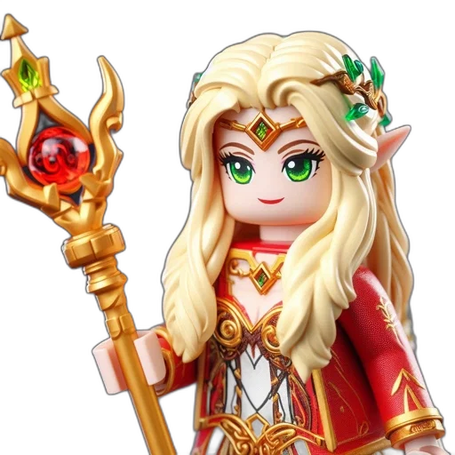 staff, jewelry, crown, fantasy art transparent PNG cut-out